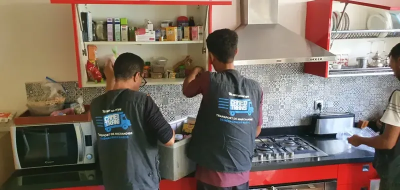Protection vaisselle et objets fragiles — déménagement particuliers Casablanca